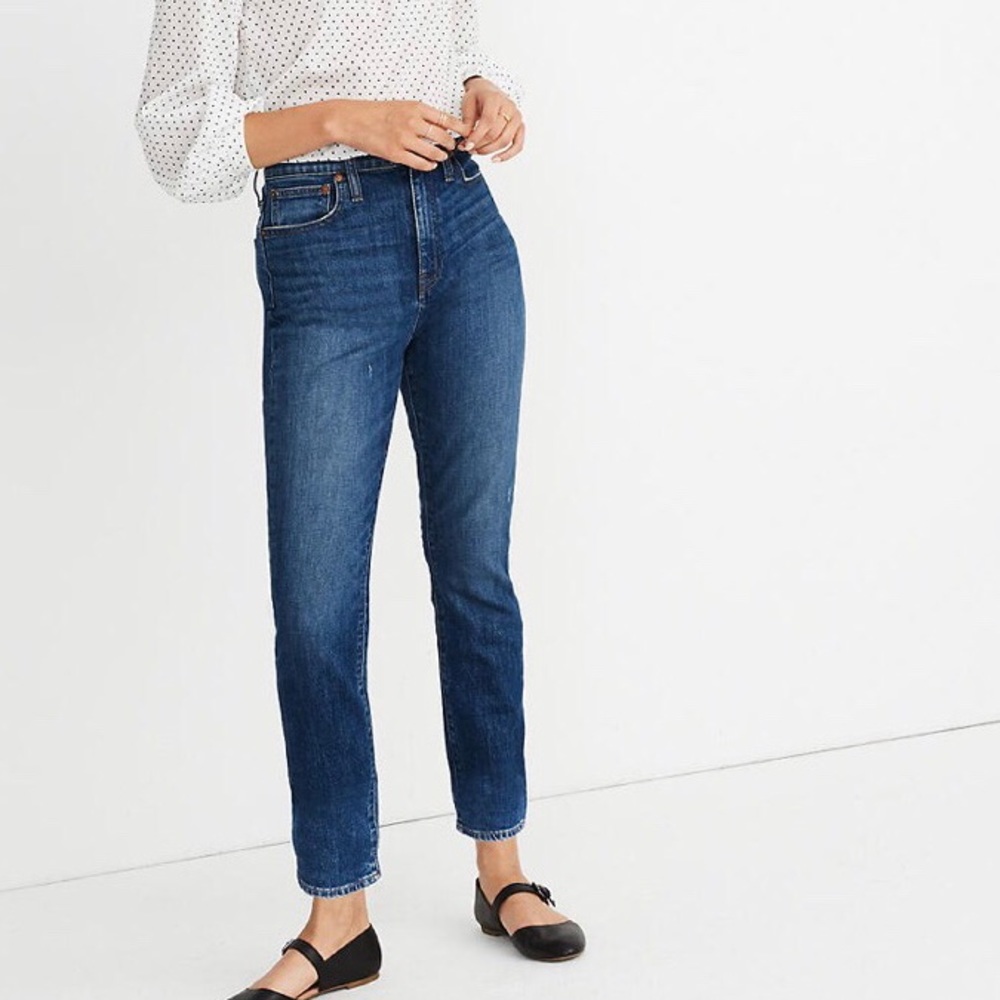 Madewell High Waist Slim Boyjean Jeans Barksdale